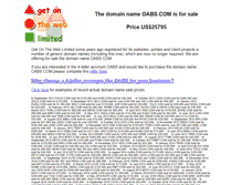 Tablet Screenshot of oabs.com